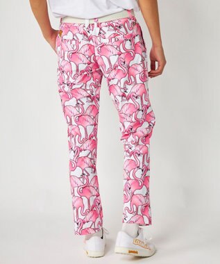 FILA GOLF／marie claire 【Loudmouth】柄ロングパンツ Pink Panic