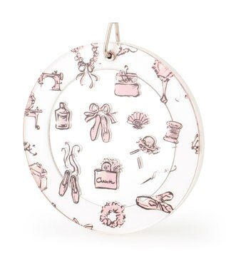 Chacott バレリーナミラーキーホルダー オフホワイト