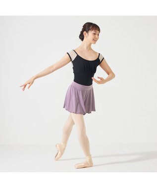 Chacott フレンチスリーブレオタード オフホワイト