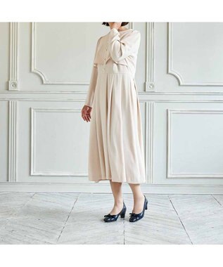 Riz raffinee <Riz raffinee>【3E】グログランリボンパンプス ネイビービー