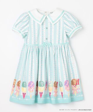 ANY KIDS 【any FAM×サーティワン アイスクリーム】ストライプ ワンピース ミント