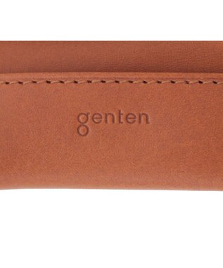 genten スマートウォレットⅡ キーホルダー小銭入れ チャ