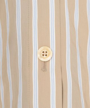 自由区 【SHIHOさん着用】ビスコースナイロンドビーストライプ スカート ベージュ系