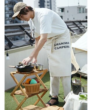 CRAFT STANDARD BOUTIQUE ＵＲＡＮＩＷＡ　ＣＡＭＰＥＲＳ　帆布ショートエプロン A