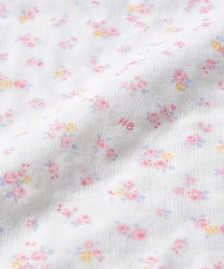 MIKI HOUSE HOT BISCUITS ガーゼタオル2枚組セット 白×ピンク