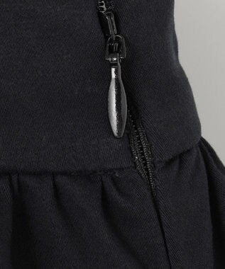 NAVE 【Nave・otona MUSE別注/接触冷感/UVケア/洗える】バックサテンフレアスカート ブラック系