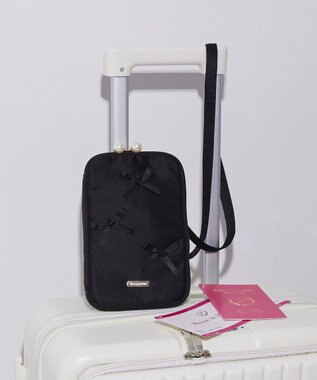 Maison de FLEUR リボン付きマルチショルダーバッグ