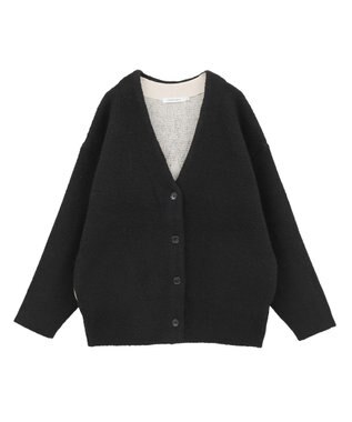 AMERICAN HOLIC ＶネックＷフェイスニットカーディガン Beige