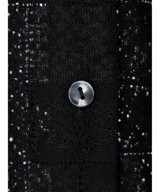 Green Parks 総レースシャツ Black