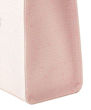 Maison de FLEUR ツイードキャリーオントートバッグ Pink