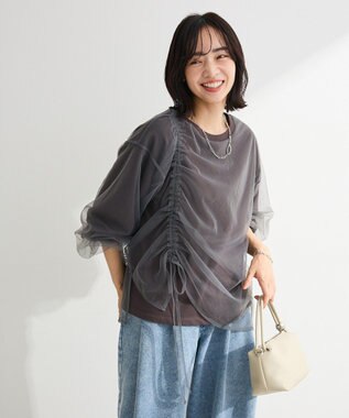 Green Parks シャーリングチュールドッキングプルオーバー