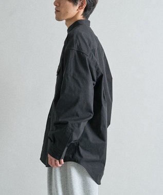 CRAFT STANDARD BOUTIQUE バンドカラーシャツ Black
