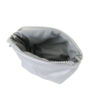 Green Parks ・ｃａｃｈｅ　ｃａｃｈｅポーチ付パフィ２ｗａｙバッ Silver