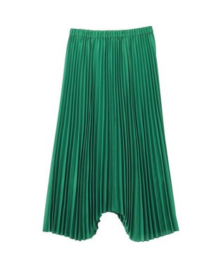 AMERICAN HOLIC 【選べる丈】シアープリーツスカート Green