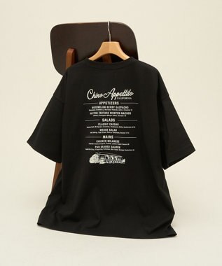 AMERICAN HOLIC ワントーンロゴプリントTシャツ Black