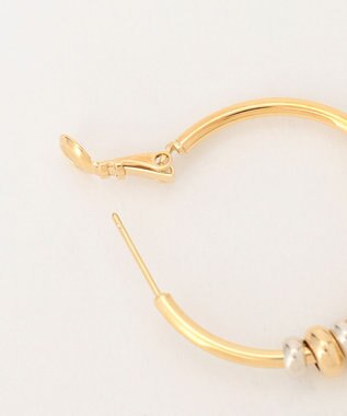 自由区 【VELATTI】パールフープピアス ゴールド系