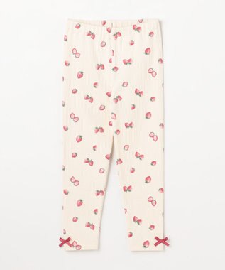 ANY KIDS 【Strawberry Collection】いちごレギンス エクリュ