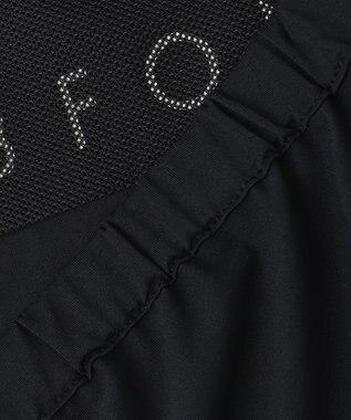 23区GOLF 【23Fondation/WOMEN】フロントロゴ モックネックプルオーバー ブラック系