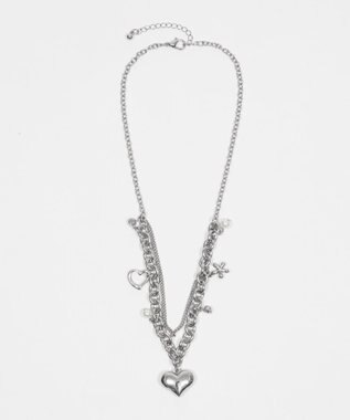 WEGO Lマルチチャームダブルネックレス 柄1