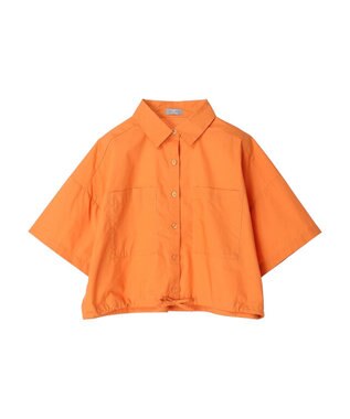 Green Parks ＫＢＦ　ショート丈ミリタリーシャツ Orange