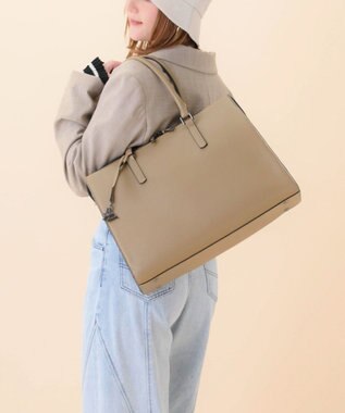 ACE BAGS & LUGGAGE 【雑誌掲載】 W&.Day Night トッテン スクエアトート 11753 ダブルアンドデイナイト 通勤 A4サイズ 13.3インチPC 【SALE】イエローオーカー