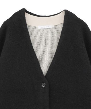 AMERICAN HOLIC ＶネックＷフェイスニットカーディガン Beige