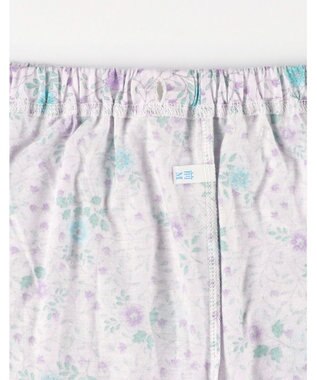 Wing パジャマ 長袖 長ズボン 綿100％ 天竺素材 レディース EP7032 ウイング／ワコール パープル