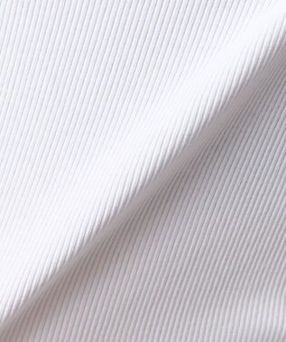 Chacott ソフトリブノースリーブTシャツ ホワイト