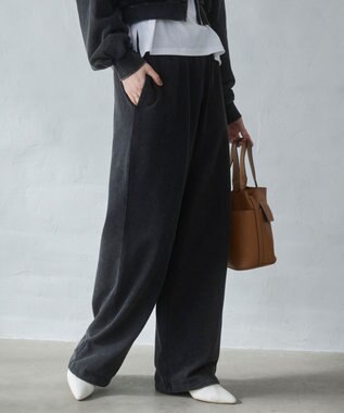 WEGO 【ウエストゴム/XSSMサイズ展開】スウェットワイドパンツ