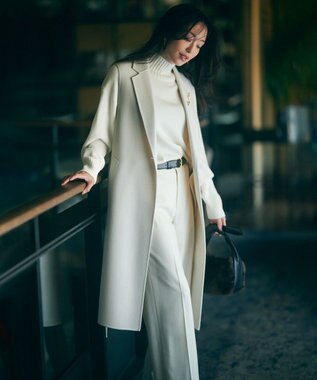 23区 フェイクファー2WAY ショルダー バッグ ダークブラウン系