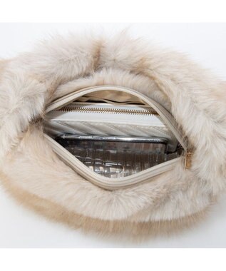 UNBILLION カシュカシュ cachechche / ワンハンドルエコファーシンプルトート アイボリー