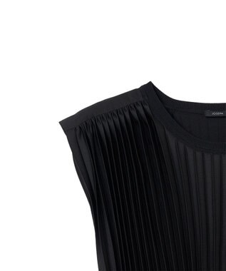 JOSEPH ニットウィーブプリッセ　ドレス Black
