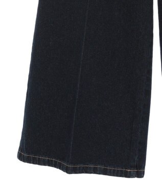 earth music&ecology フロントＺＩＰバックレースアップデニム Indigo