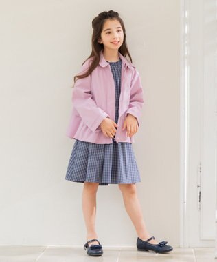 組曲 KIDS 【110-140㎝】【撥水】フリル マウンパ ラベンダー