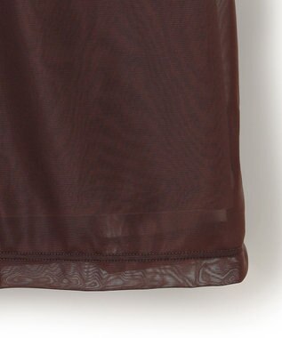 ICB L 【接触冷感・洗える】 チュールコンビ カットソー ソイル系