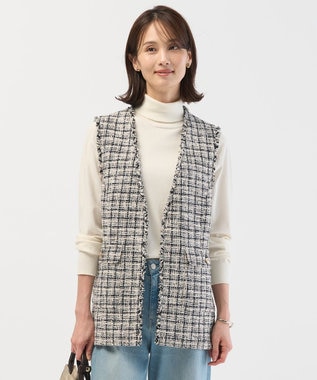 J.PRESS LADIES S ファニーツイード ジレ