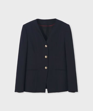 Paul Smith トラベル ノーカラー ジャケット ネイビー