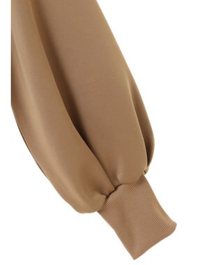 Green Parks armonia.異素材シャーリングワンピース Light Gray