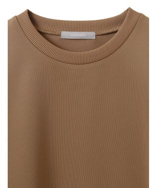 Green Parks armonia.異素材シャーリングワンピース Light Gray