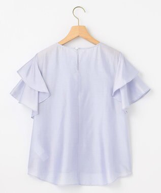 組曲 カールマイヤーフリル ブラウス サックスブルー系1