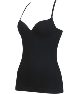 WACOAL 【GOCOCi ゴコチ】 カップ付きインナー ぴったりフィット ズレにくい 洗濯機洗い可能(ネット使用) ブラキャミソール ブラトップ レディース ノンワイヤー UGG122 /ワコール ブラック