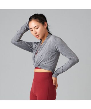 Chacott Chacott BALANCE ドライストレッチカシュクール グレー杢