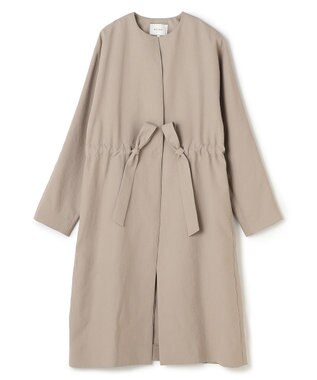 BEIGE， PORDIC / ドロスト付きロングスプリングコート Taupe