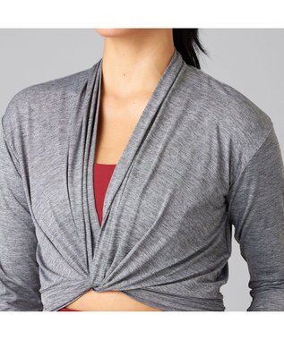 Chacott Chacott BALANCE ドライストレッチカシュクール グレー杢