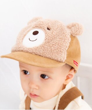  【44-52cm】 くまのお顔 ボアキャップ