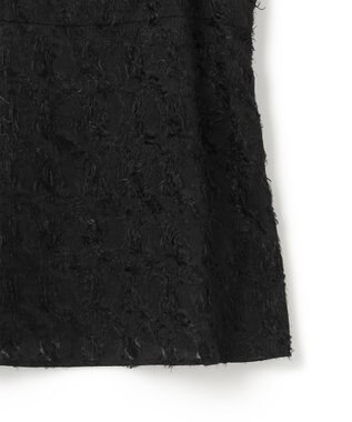 ICB 【WEB限定】 ハンドトゥースジャガード キャミブラウス ブラック系