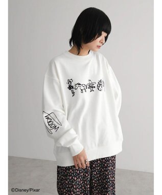 Green Parks ＴＯＹ　ＳＴＯＲＹ／フロッキー裏毛プルオーバー White