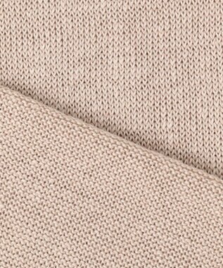 J.PRESS LADIES 【洗える・吸水速乾】 マーセライズコードリネン ニット ベージュ系