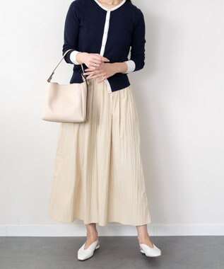 INTER-CHAUSSURES 【LORISTELLA】スマートソフト・バケットバッグ ライトベージュ