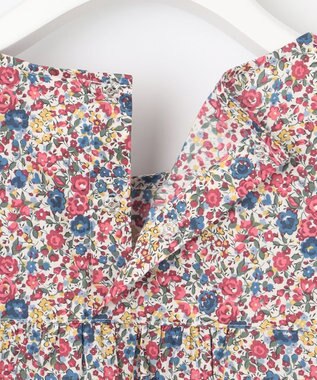 J.PRESS LADIES L 【洗える】LIBERTY ギャザースリーブ 5分袖 ブラウス レッド系5